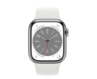Apple Watch 8 41/Silver Steel/White Sport LTE - 1070972 - zdjęcie 3